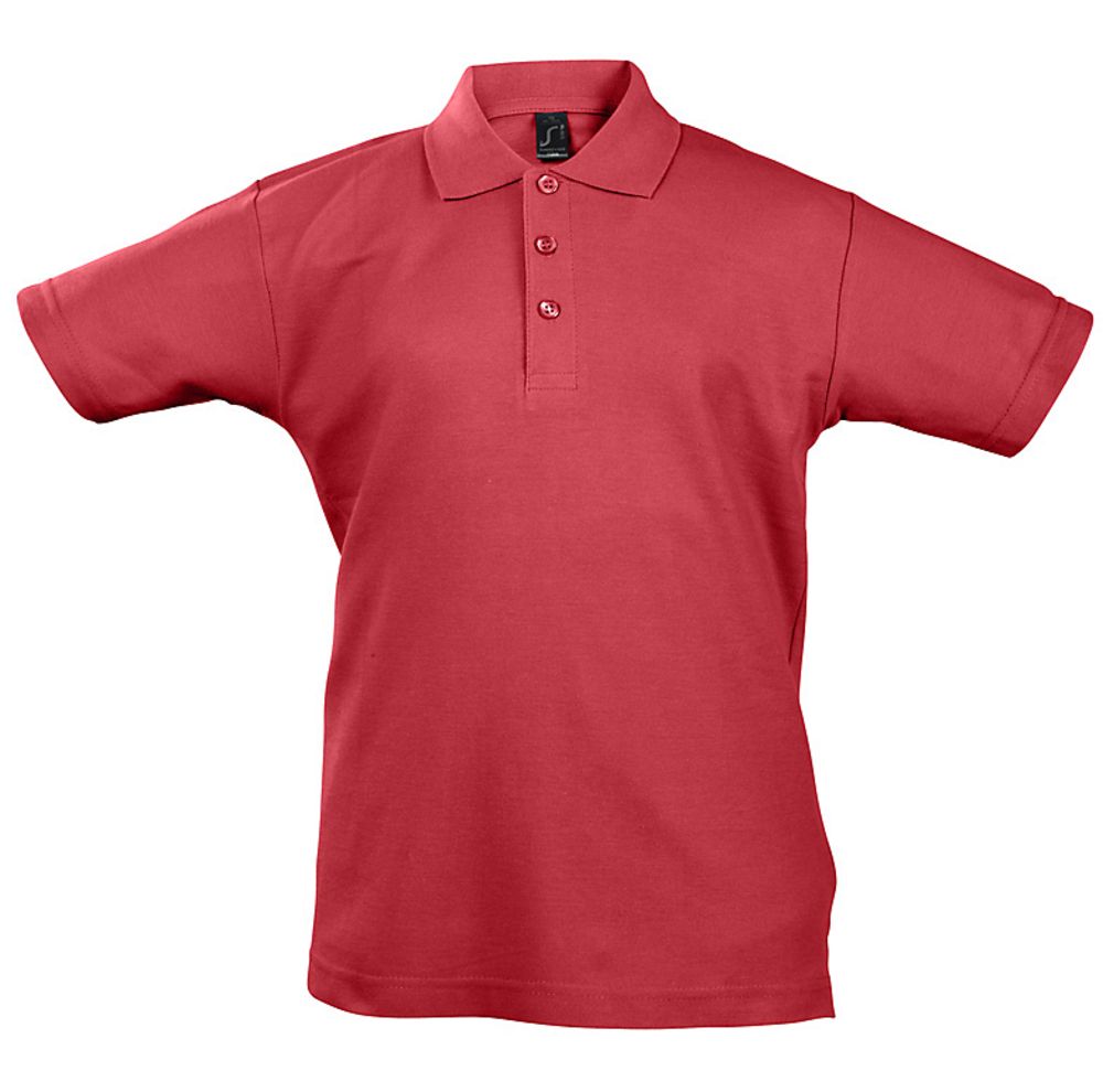 Рубашка поло детская Summer II Kids 170, красная / Миниатюра WWW (1000)