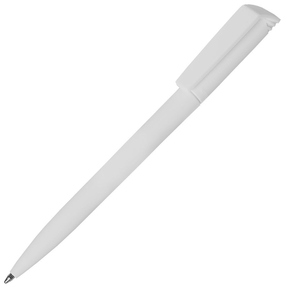 Ручка шариковая Flip, белая / Миниатюра WWW (1000)
