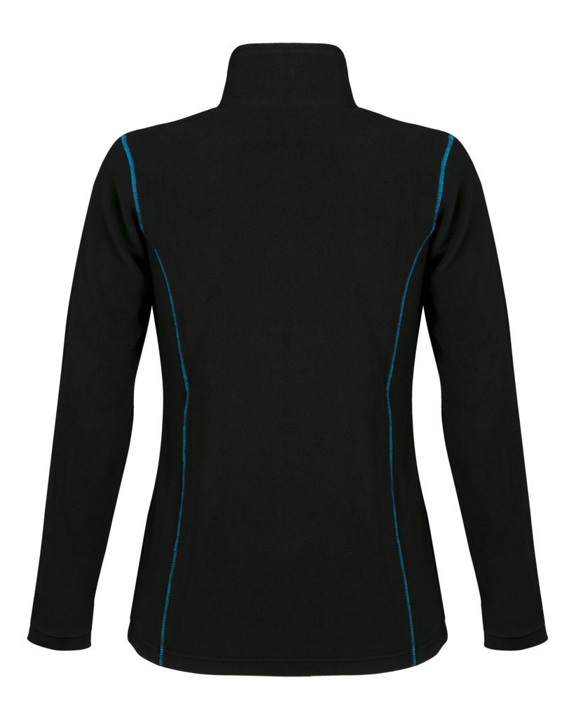 Куртка женская Nova Women 200, черная с ярко-голубым / Миниатюра WWW (1000)