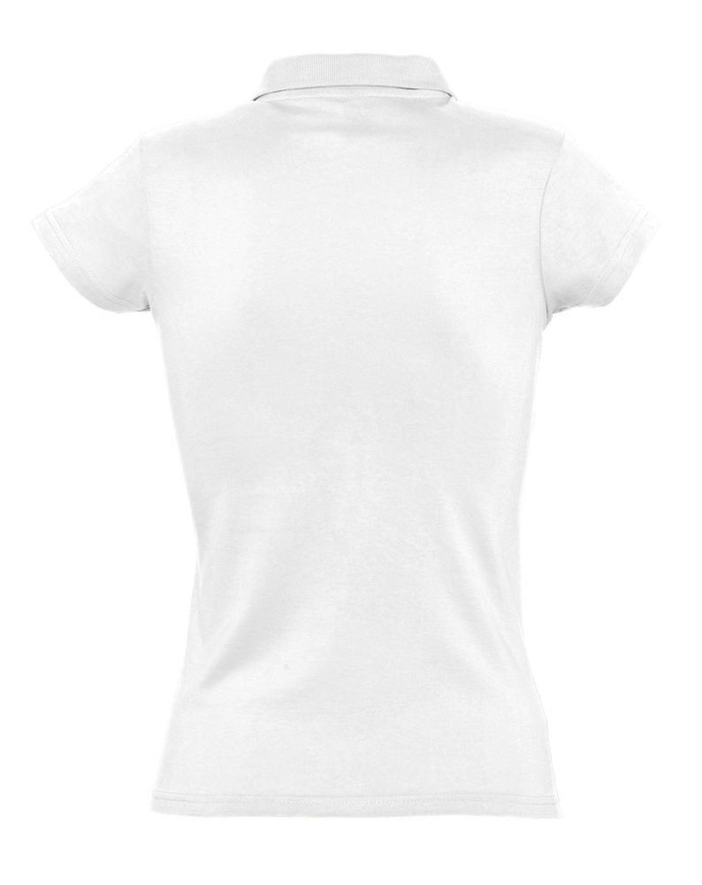 Рубашка поло женская Prescott Women 170, белая / Миниатюра WWW (1000)