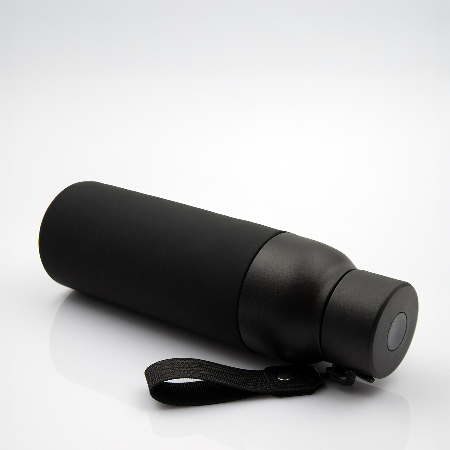 Термобутылка Button Black (черный) / 