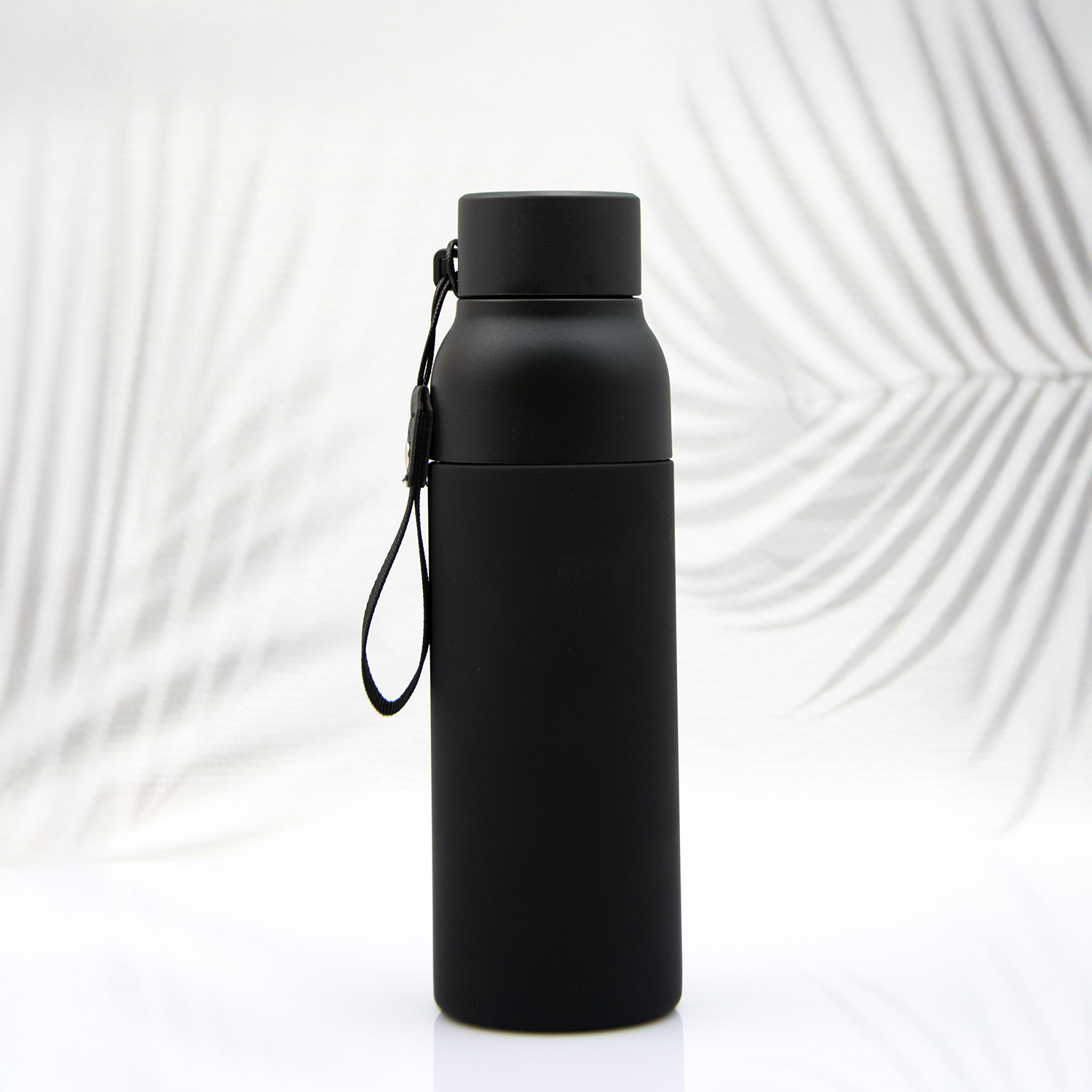 Термобутылка Button Black (черный) / 