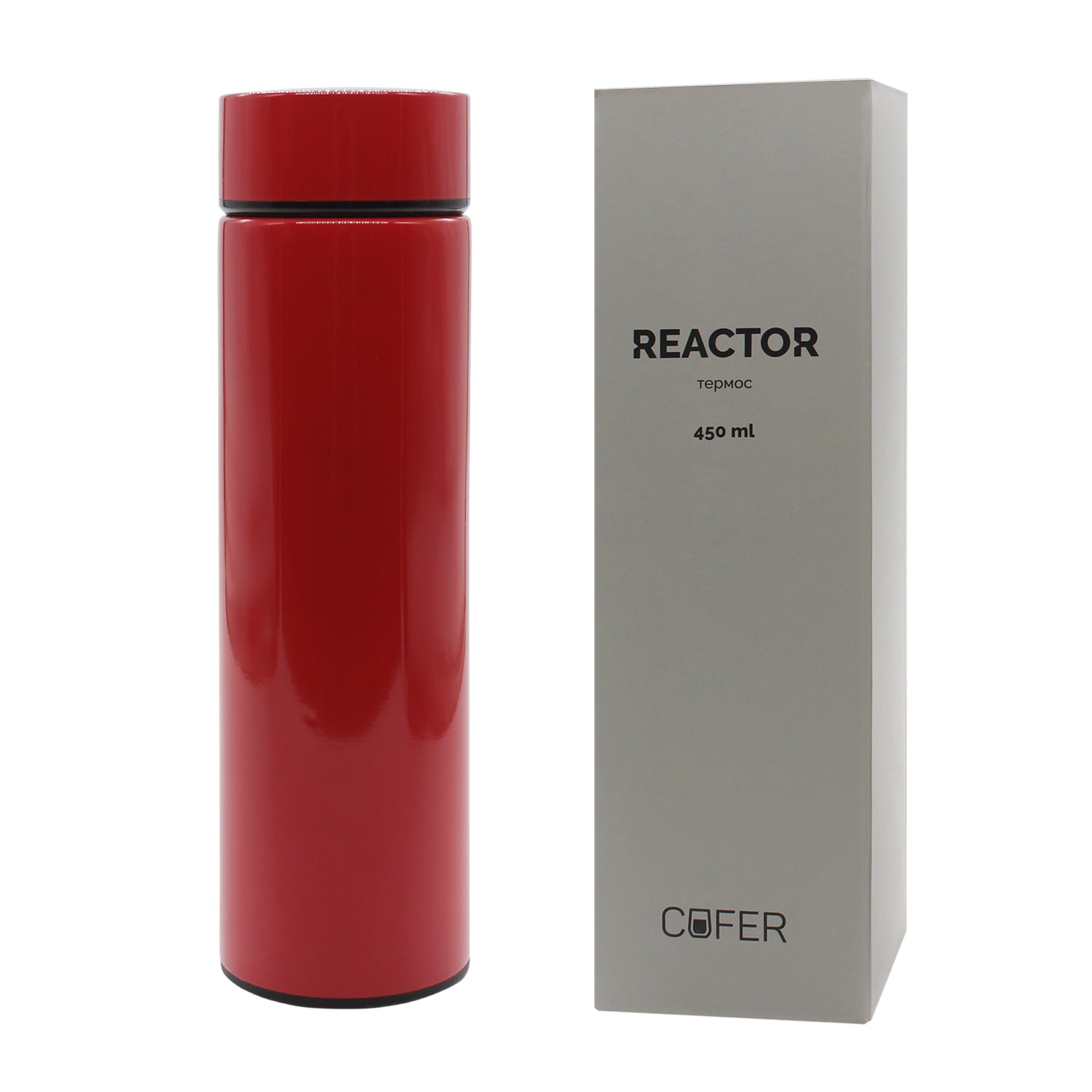 Термос Reactor с датчиком температуры (красный) / 