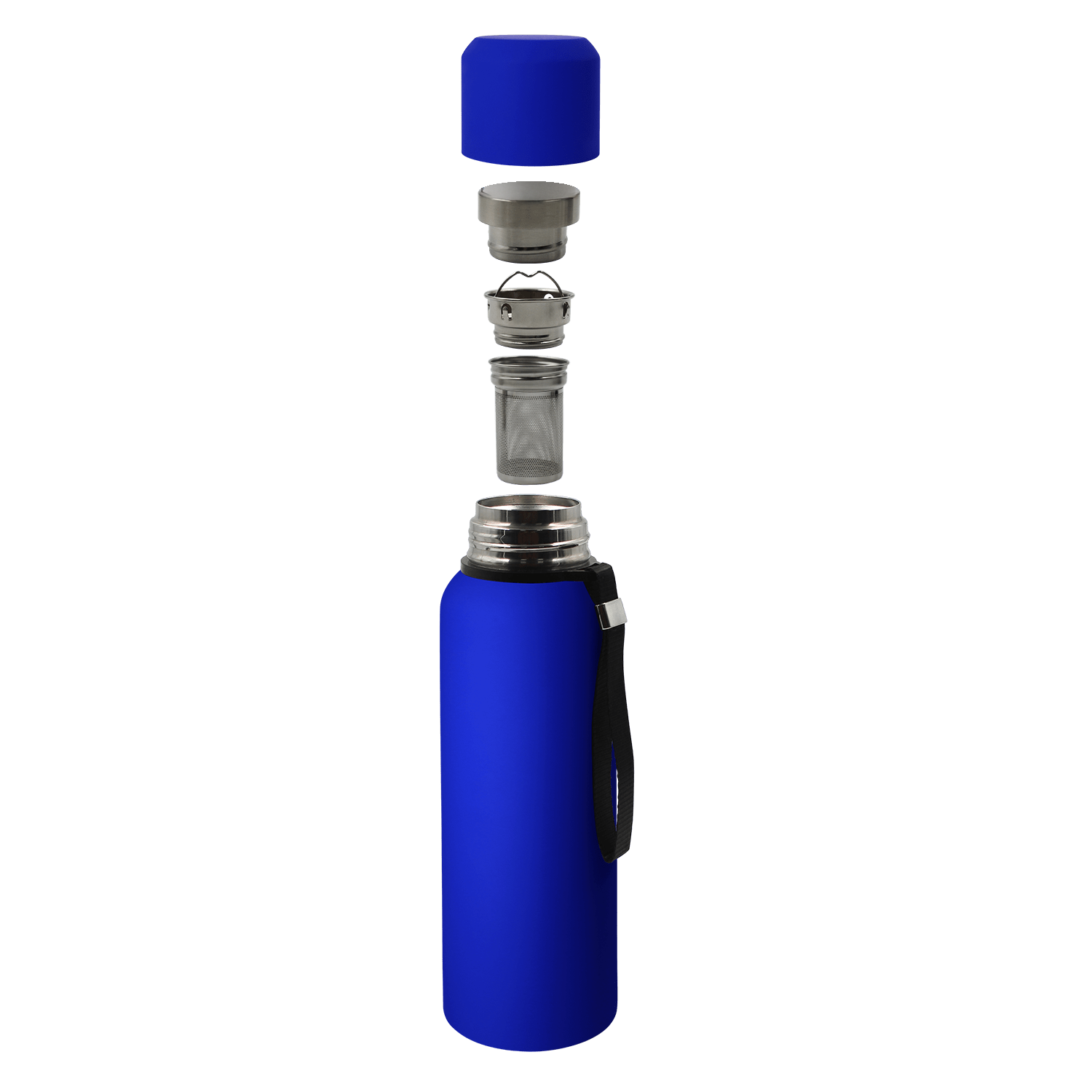 Термос Travel софт-тач 750мл (синий) / 