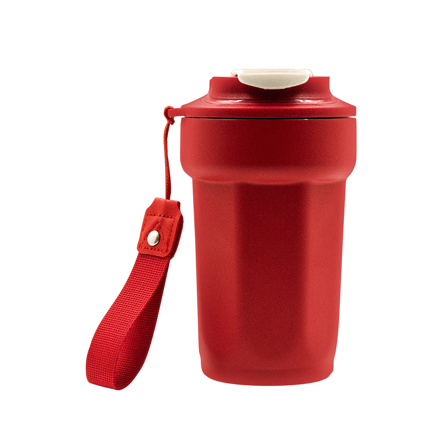 Термостакан TEDGE (красный с белым) / 