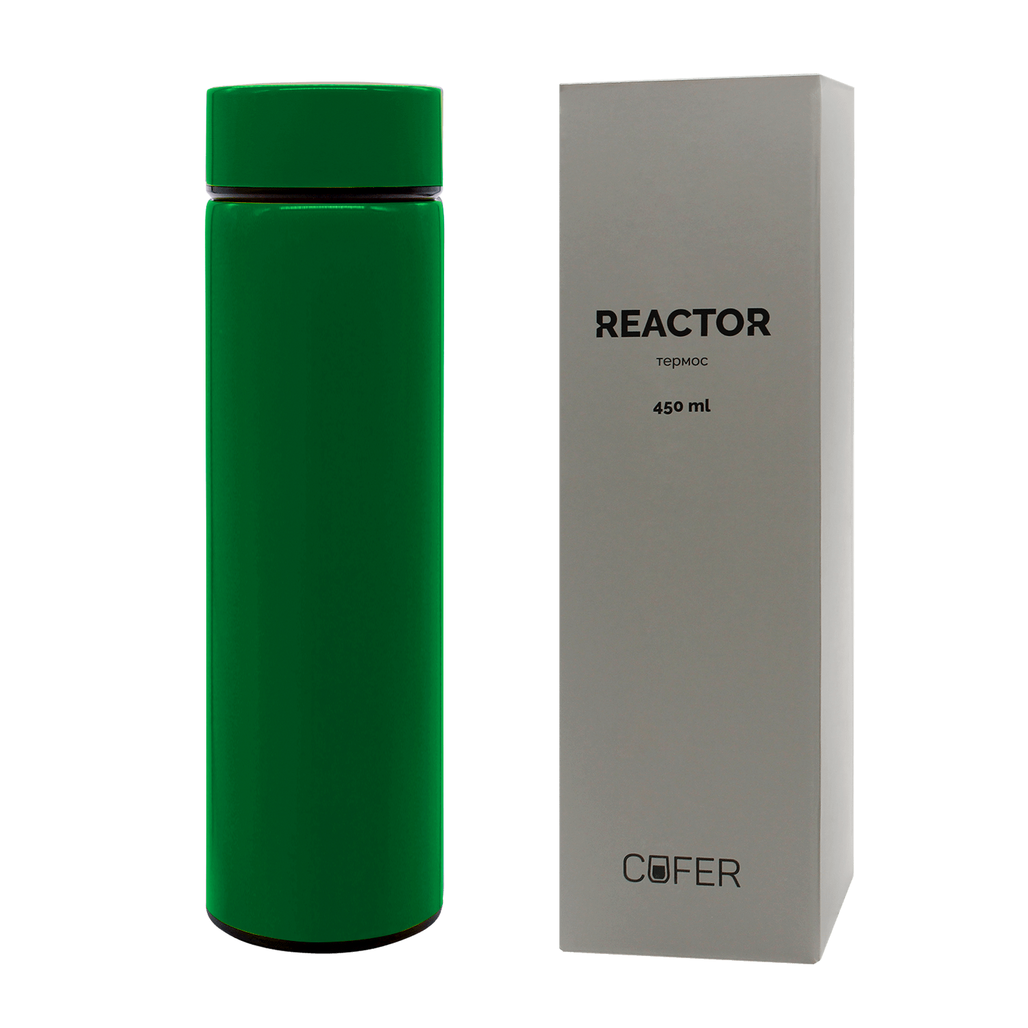Термос Reactor с датчиком температуры (зеленый) / 