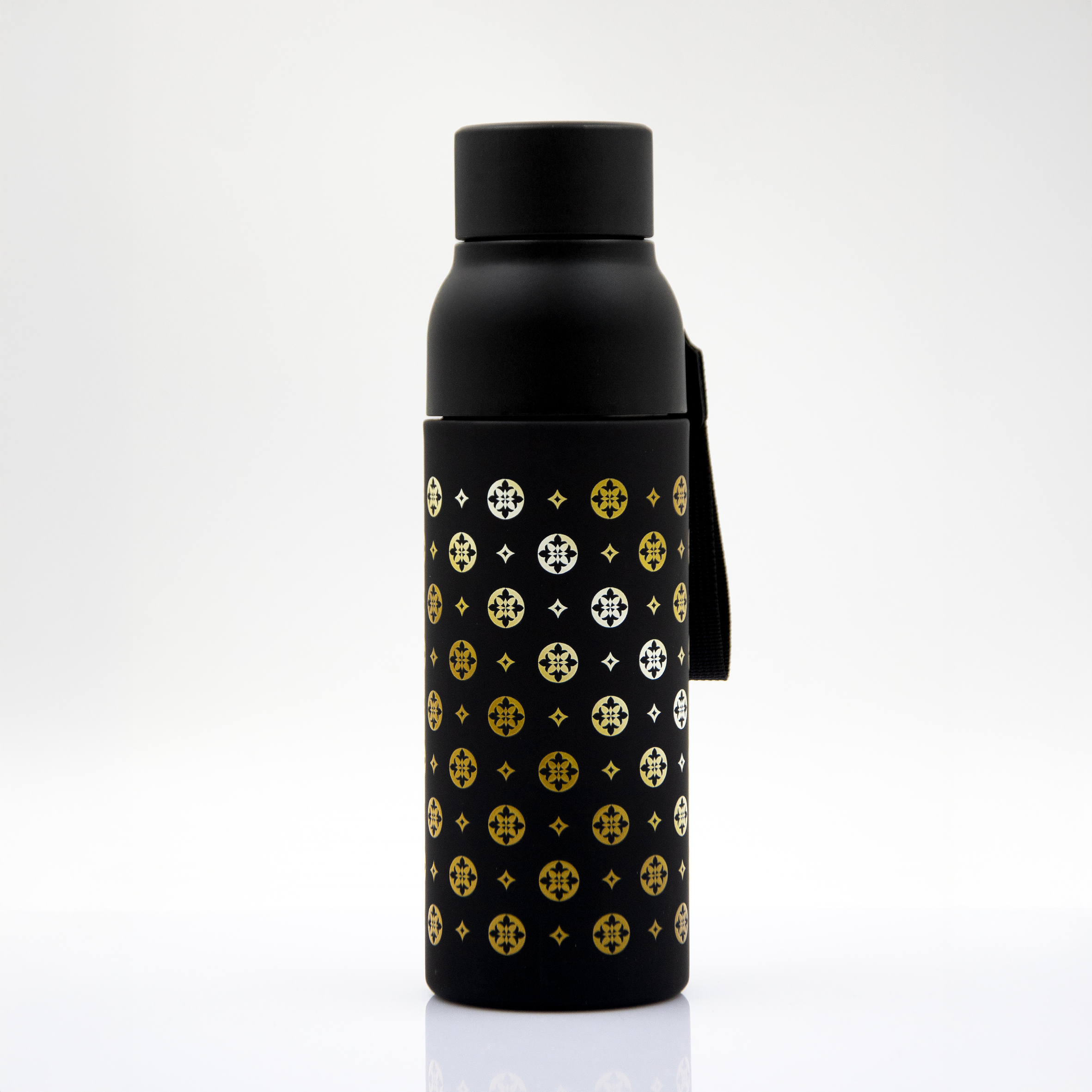 Термобутылка Button Black (черный) / 