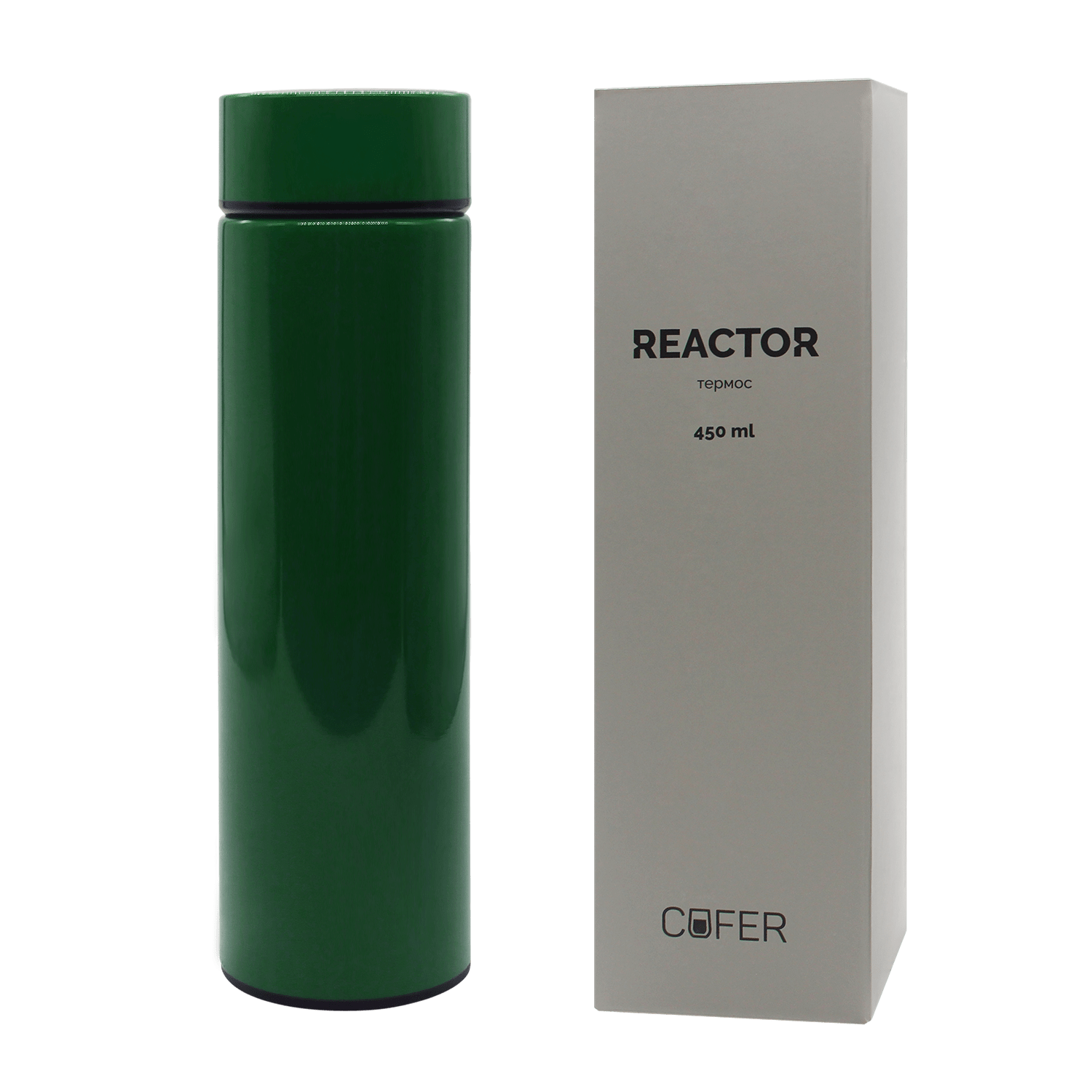 Термос Reactor с датчиком температуры (зеленый) / 