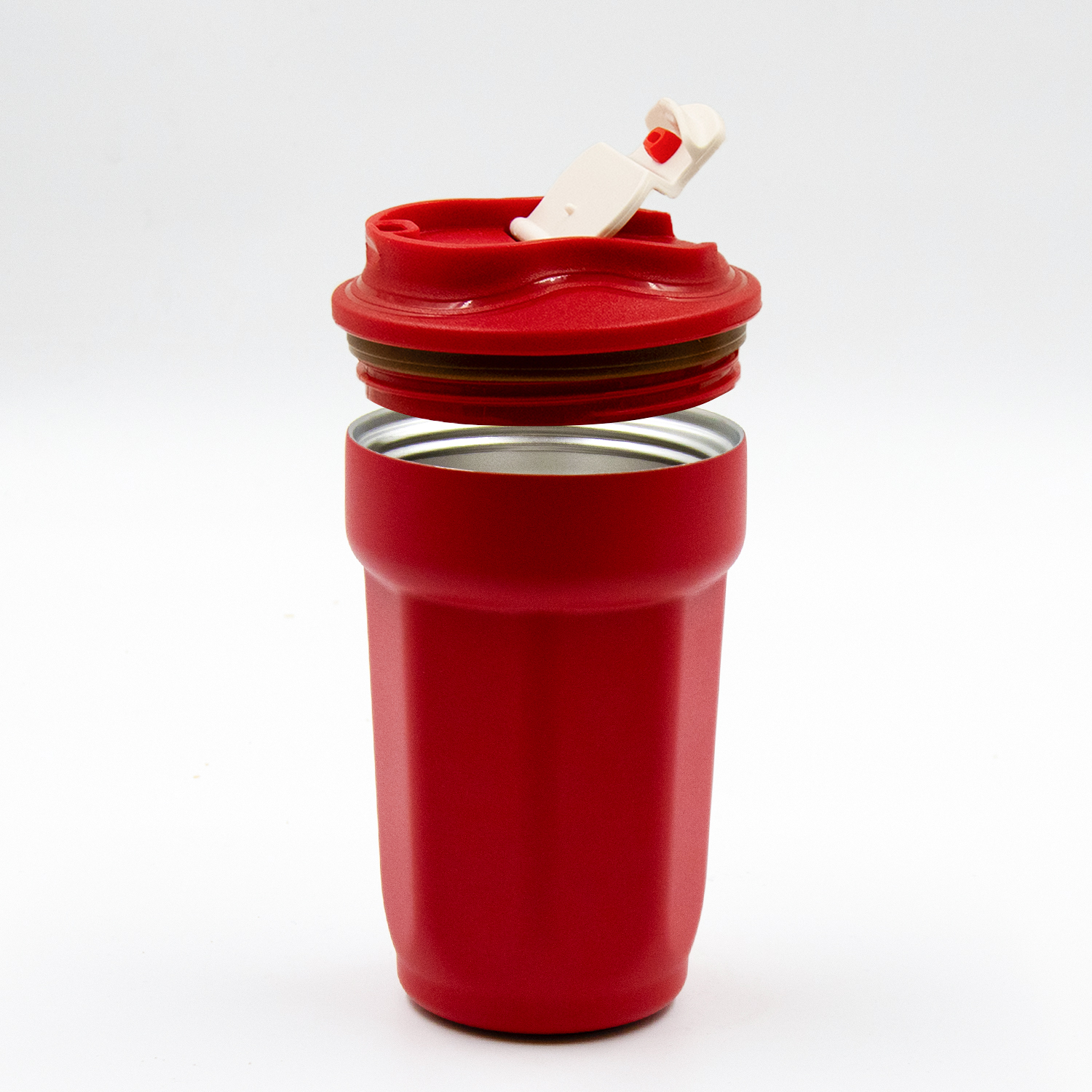 Термостакан TEDGE (красный с белым) / 