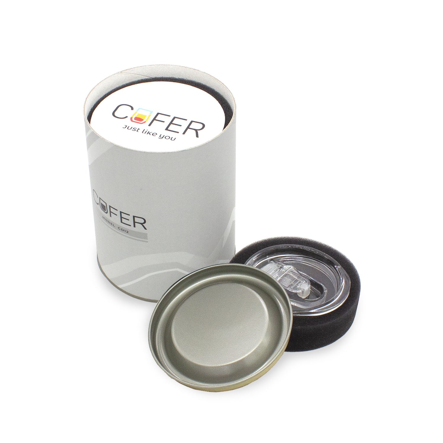 Набор Cofer Tube CO12 grey, бирюзовый / 