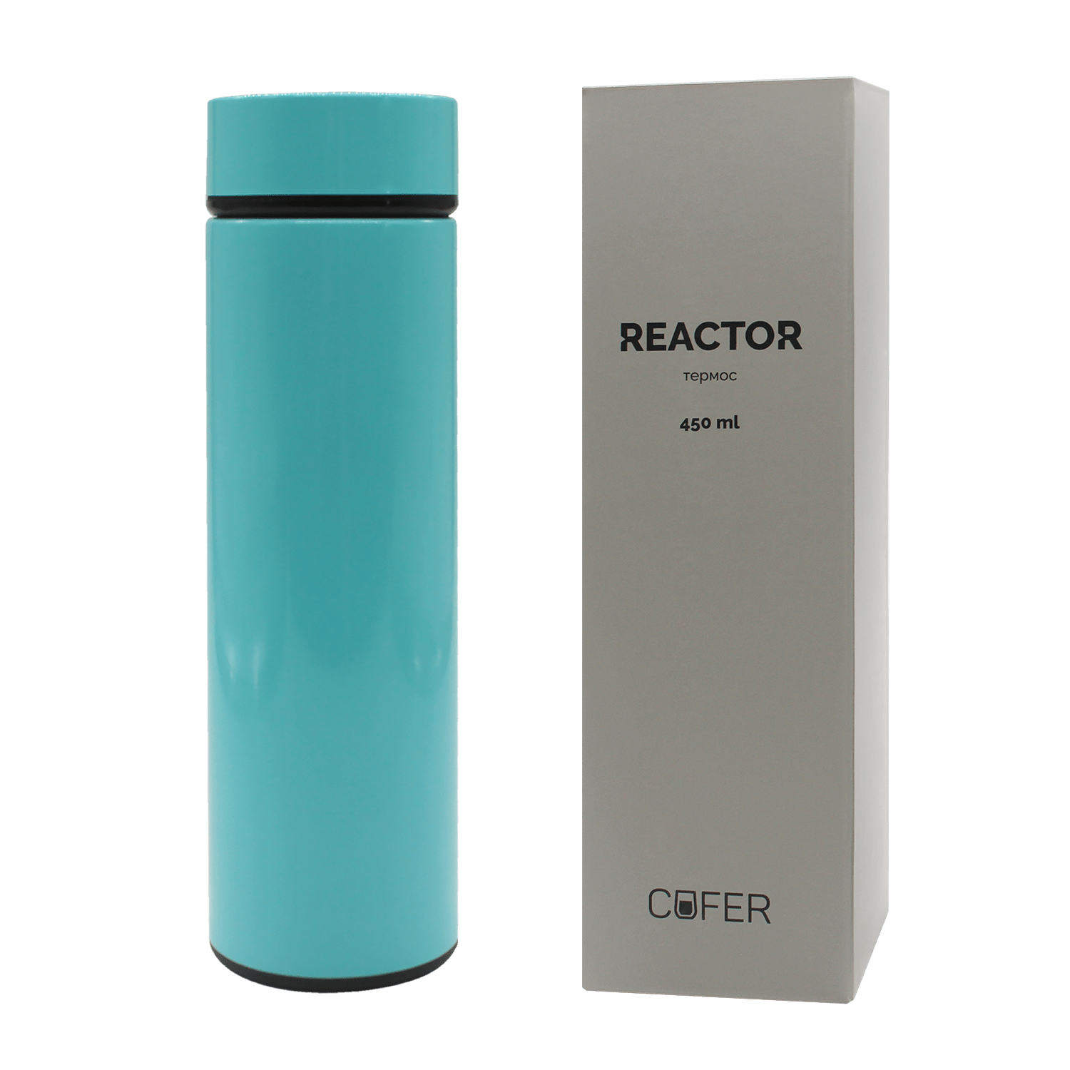 Термос Reactor с датчиком температуры (бирюзовый) / 