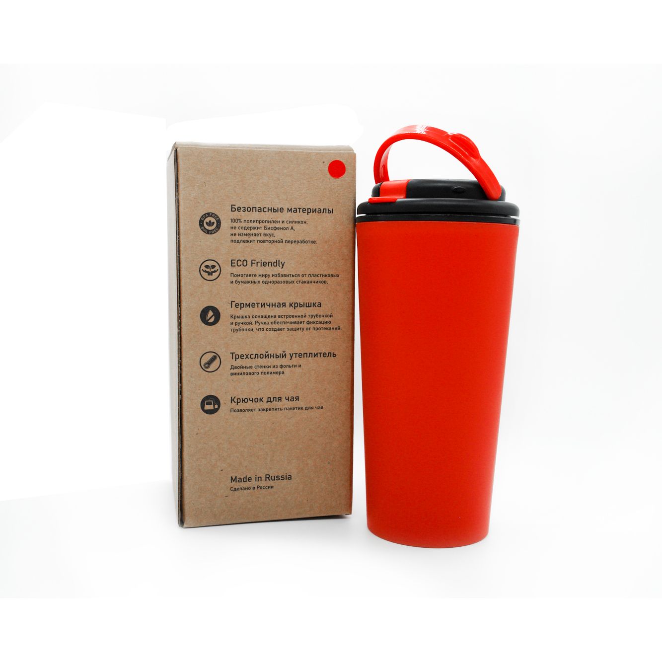 Термостакан Bucket (белый) / 