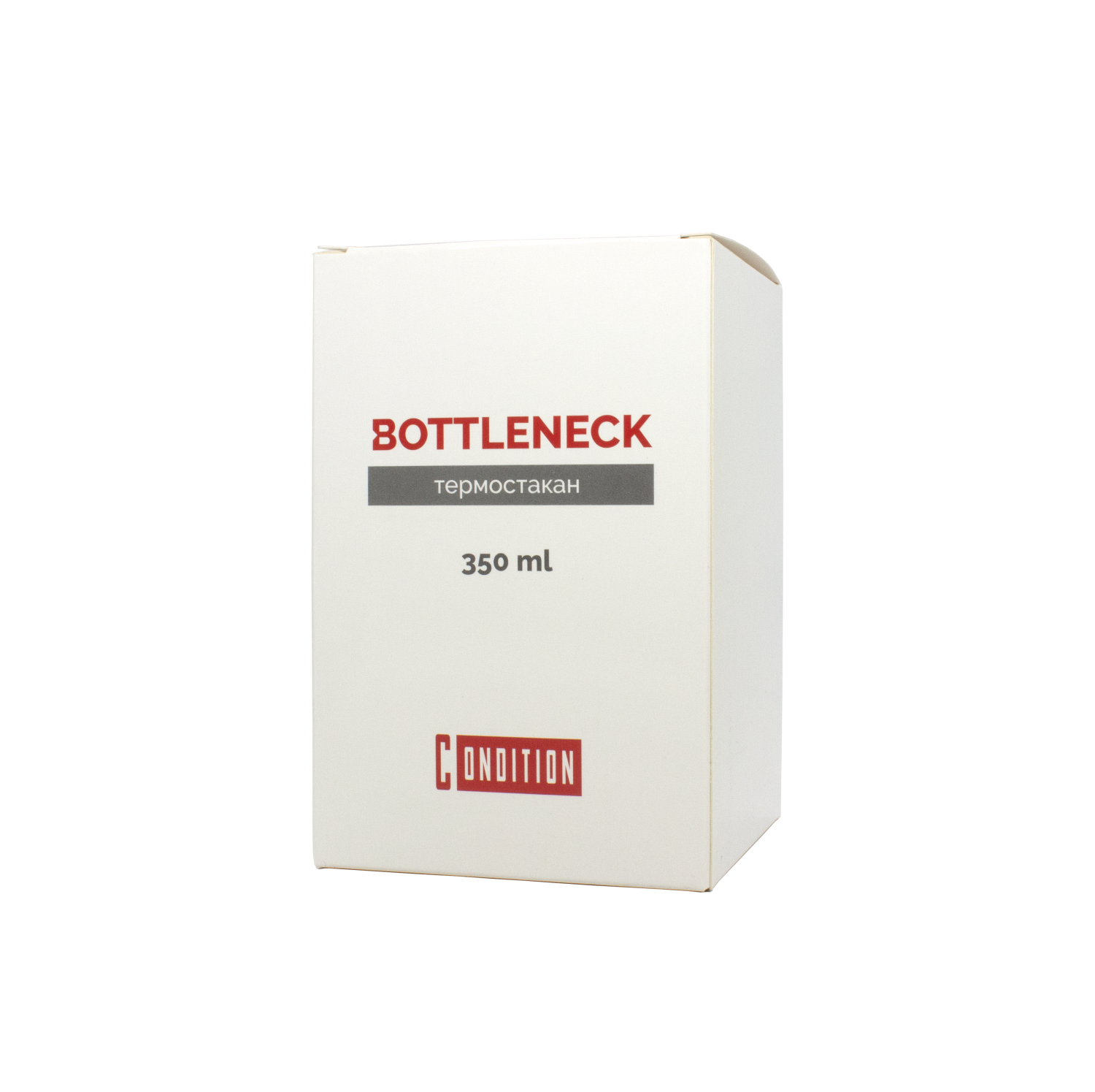 Термостакан глянцевый BottleNeck (черный) / 
